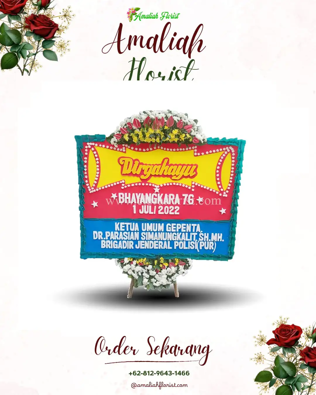 Papan Bunga HUT Ulang Tahun Batangsaren